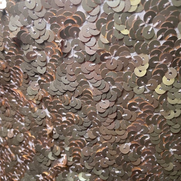 Ann Taylor LOFT Sequin Gold Tank Top Blouse sz SP - Picture 5 of 8